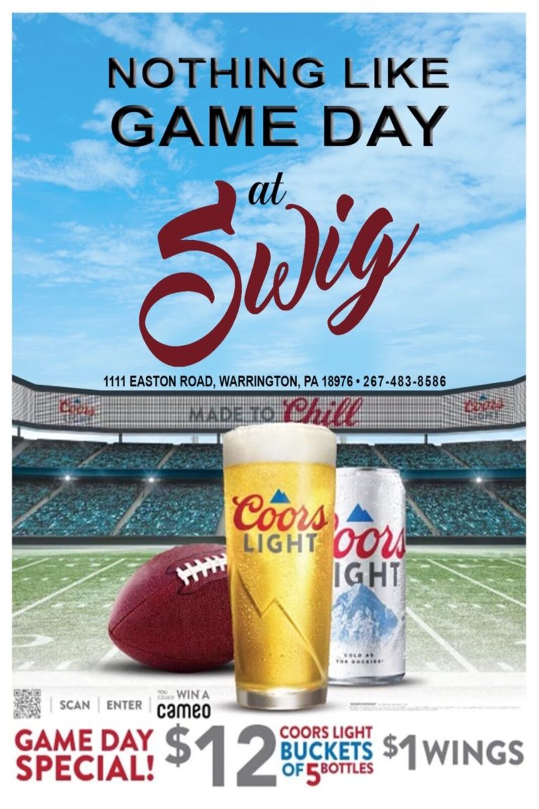 Nothing like game day at swig light.